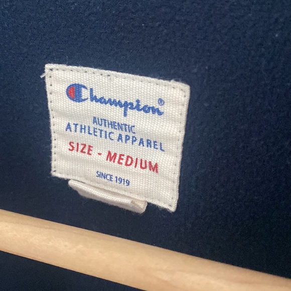 Champion front zipper athletic apparel sweater shirt pockets windbreaker - Picture 3 of 9